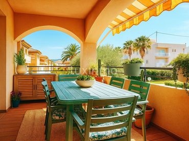 Appartamento con balcone in affitto a Montañar - El Arenal