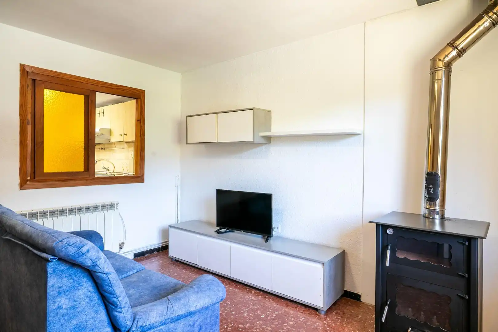 Sala de estar de Piso en venta en Castejón de Sos con Calefacción y Balcón