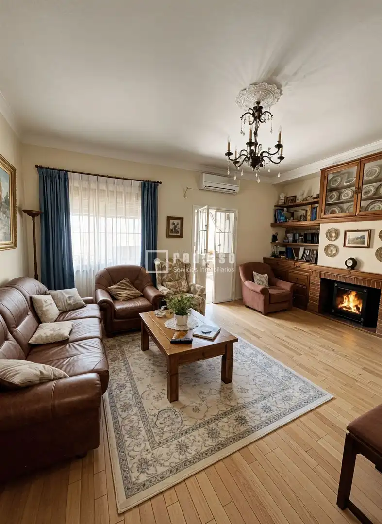 Sala de estar de Casa o chalet en venta en Mairena del Aljarafe con Aire acondicionado, Trastero y Alarma