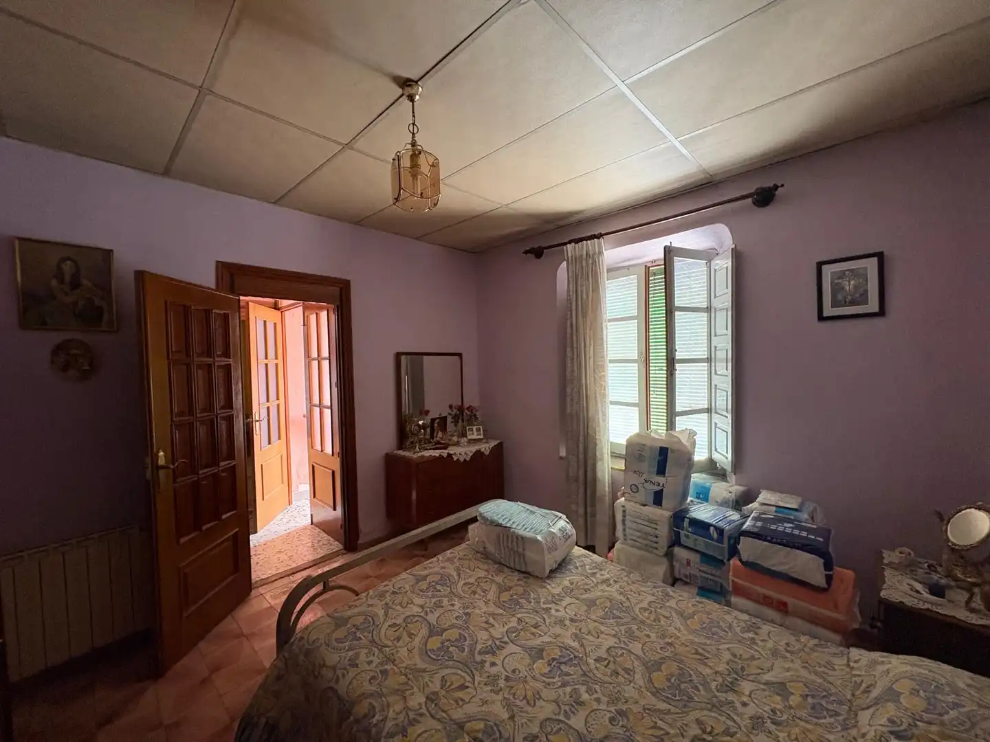 Habitación de Finca rústica en venta en Íscar con Calefacción, Jardín privado y Trastero