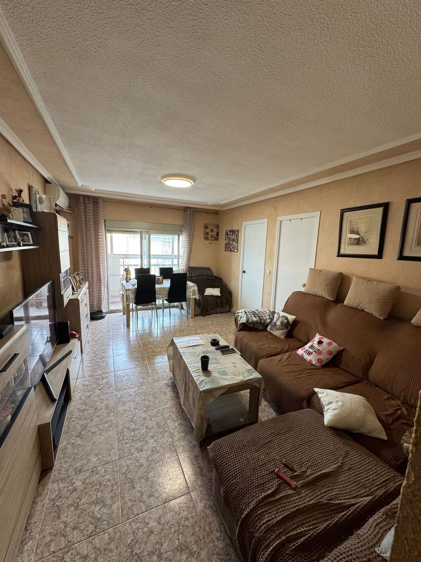 Living room of Flat for sale in  Valencia Capital  with Air Conditioner, Heating and Terrace