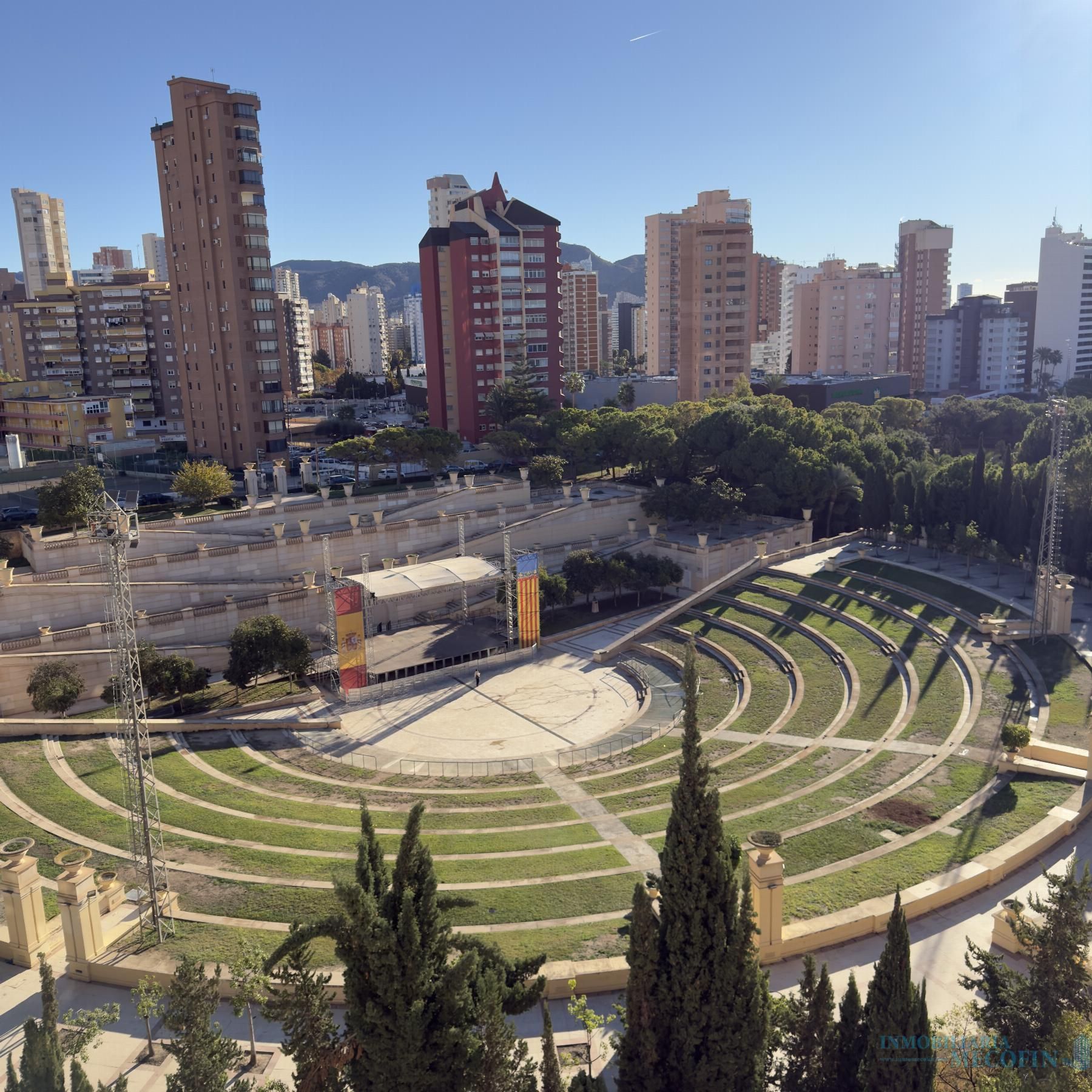 Exterior view of Flat for sale in Benidorm  with Air Conditioner, Furnished and Community pool