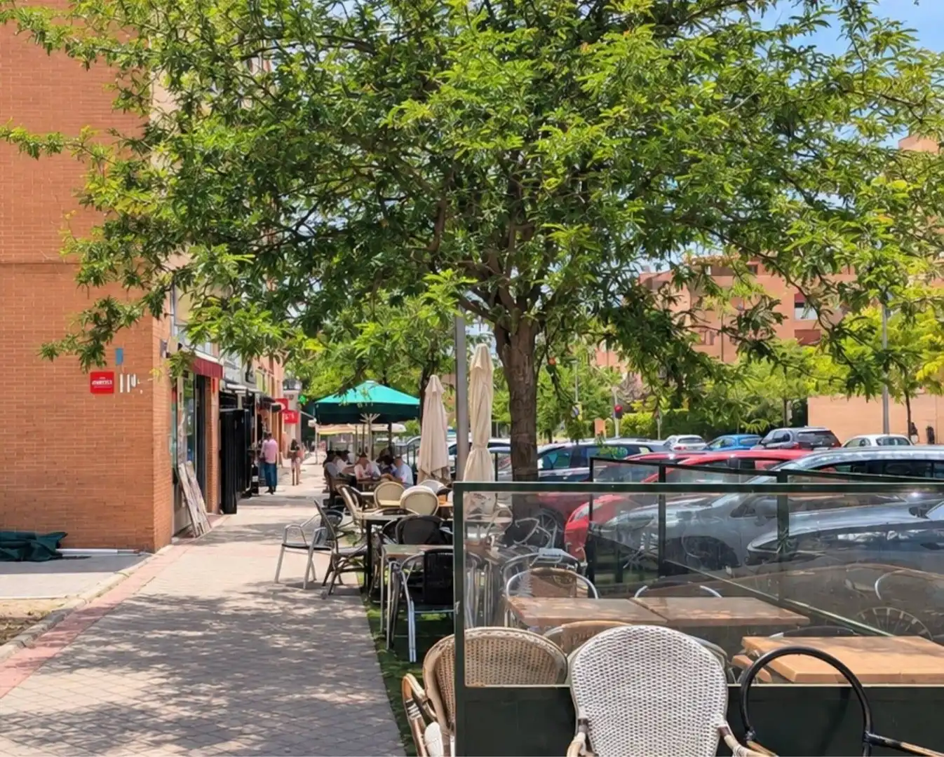 Vista exterior de Piso en venta en Madrid con Calefacción, Jardín privado y Parquet