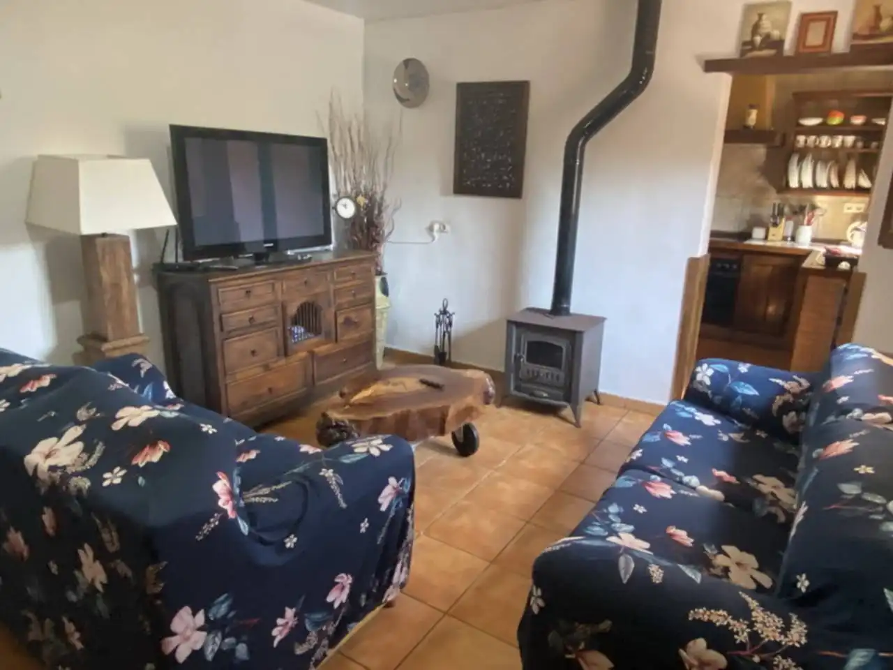 Wohnzimmer von Country house zum Verkauf in Torrenueva Costa mit Privatgarten, Terrasse und Schwimmbad