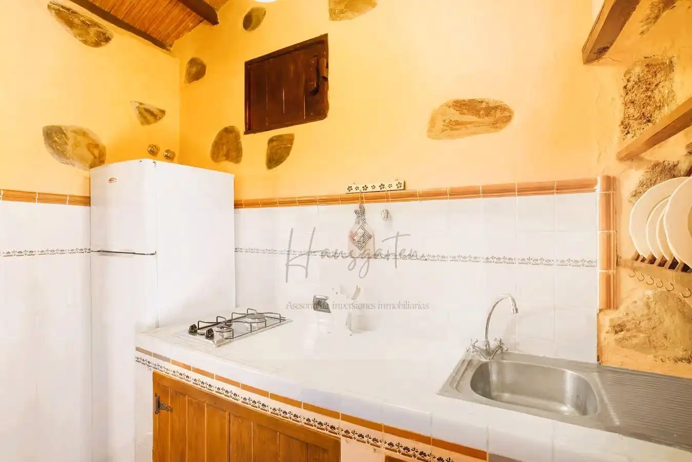 Cocina de Finca rústica en venta en Tejeda con Aire acondicionado y Piscina