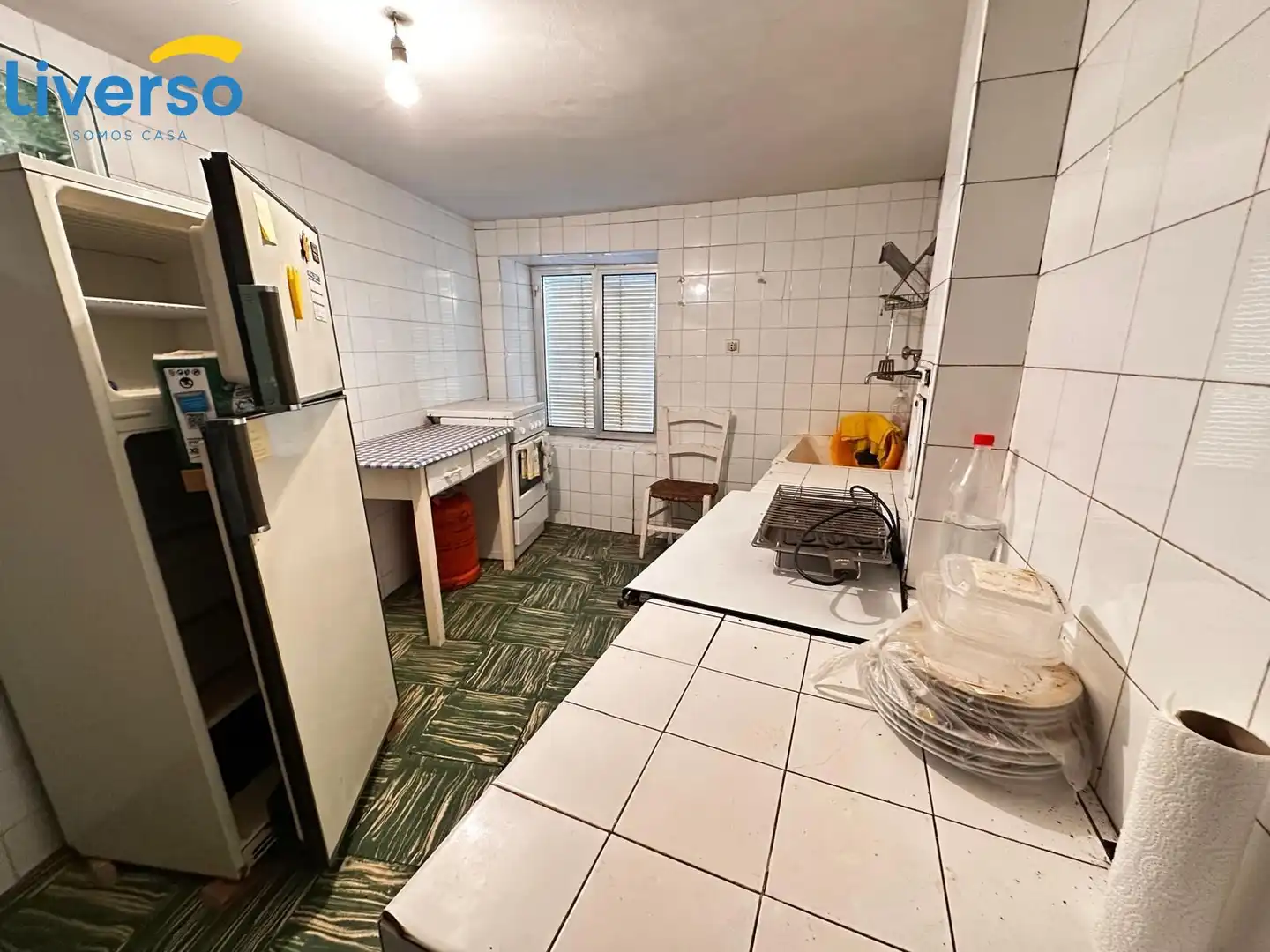 Cuina de Casa o xalet en venda en Roa amb Jardí privat i Moblat
