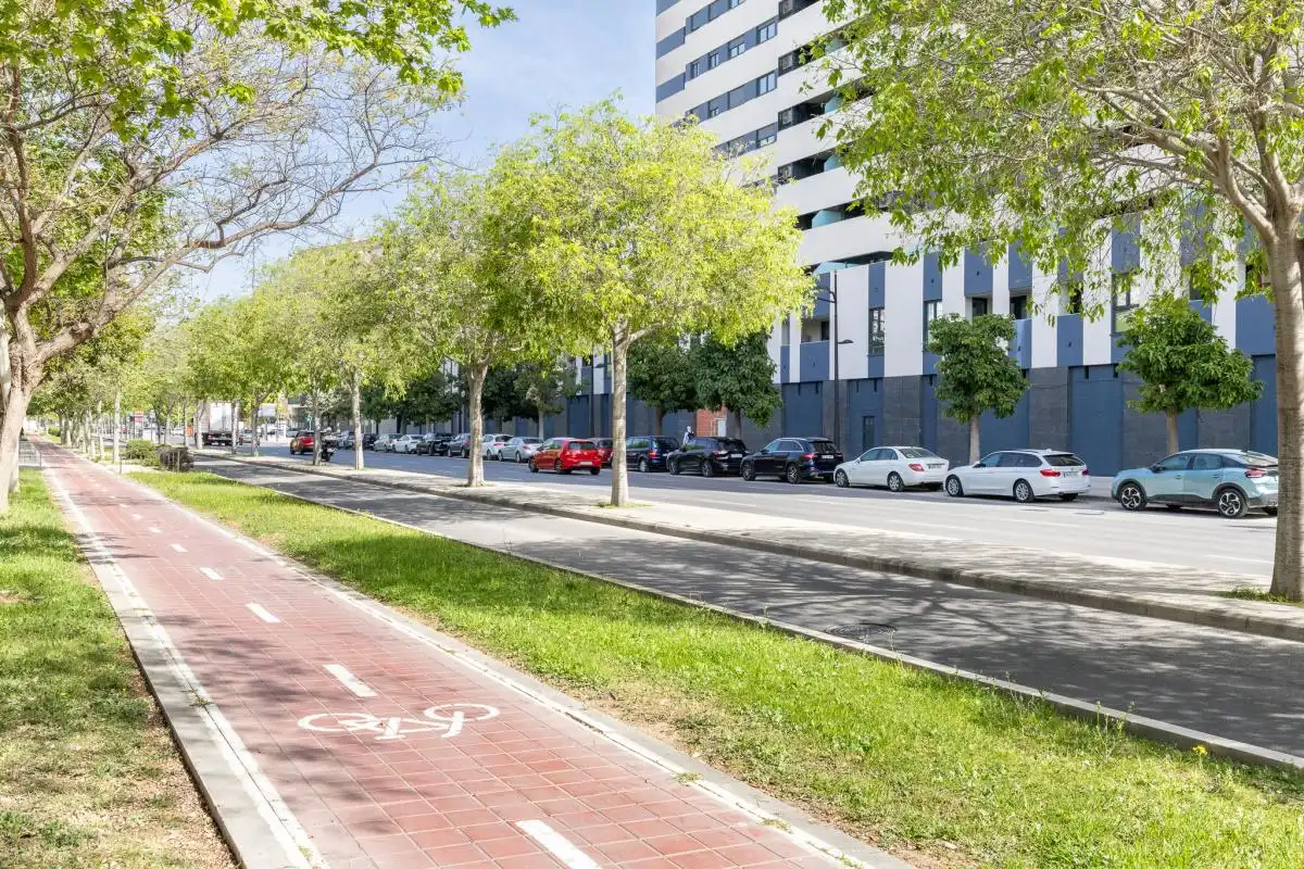 Exterior view of Flat for sale in Valencia  with Air Conditioner, Heating and Private garden