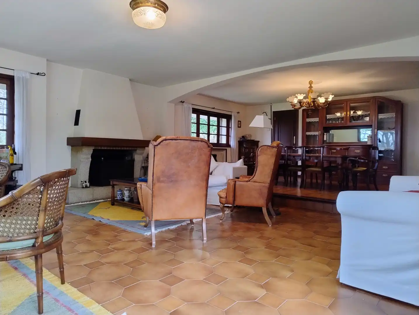 Sala de estar de Casa o chalet en venta en Lugo con Amueblado