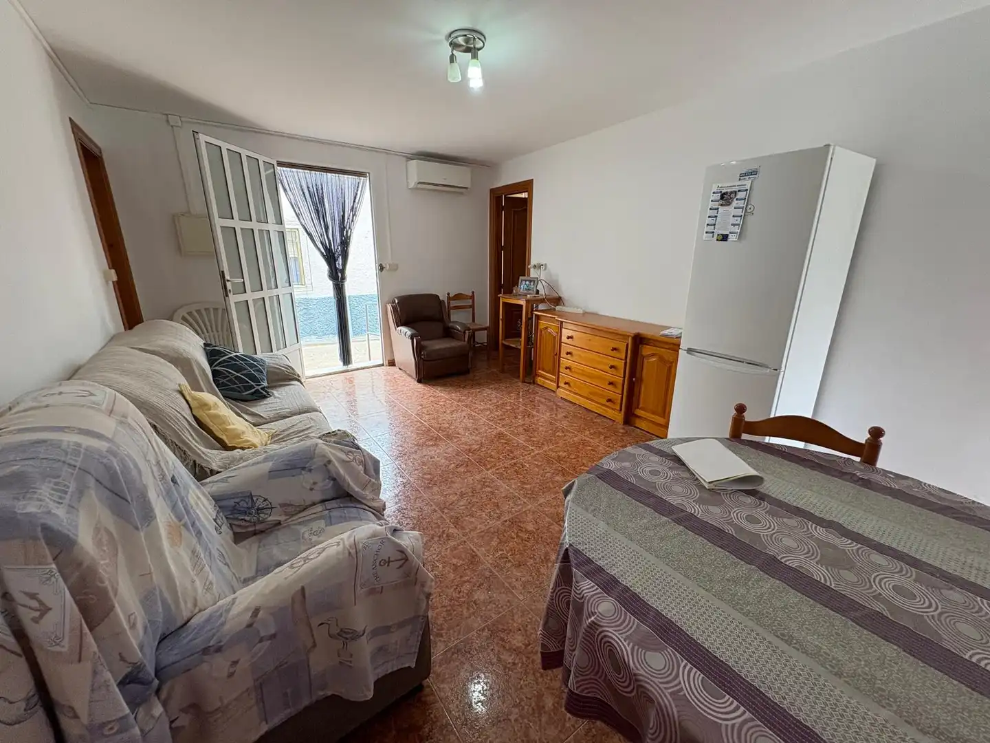 Sala de estar de Casa o chalet en venta en Carboneras con Aire acondicionado, Jardín privado y Terraza