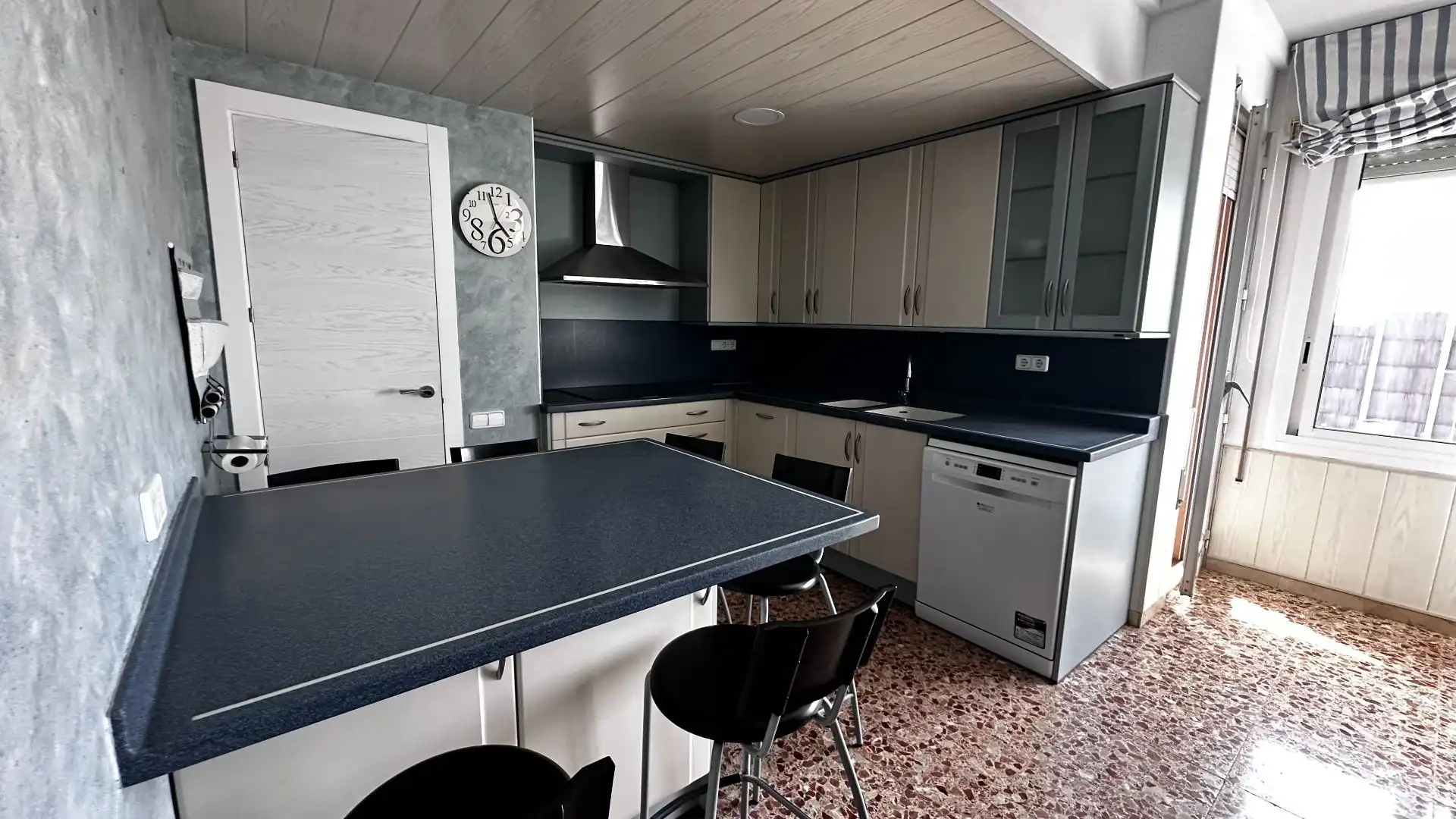 Kitchen of Flat for rent in Tortosa  with Air Conditioner, Terrace and Furnished