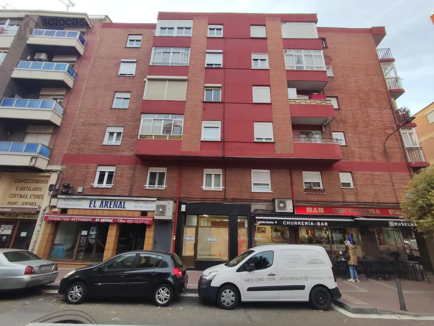 Vista exterior de Local de alquiler en Valladolid