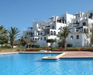 Exterior view of Flat for sale in Mojácar  with Air Conditioner, Terrace and Swimming Pool