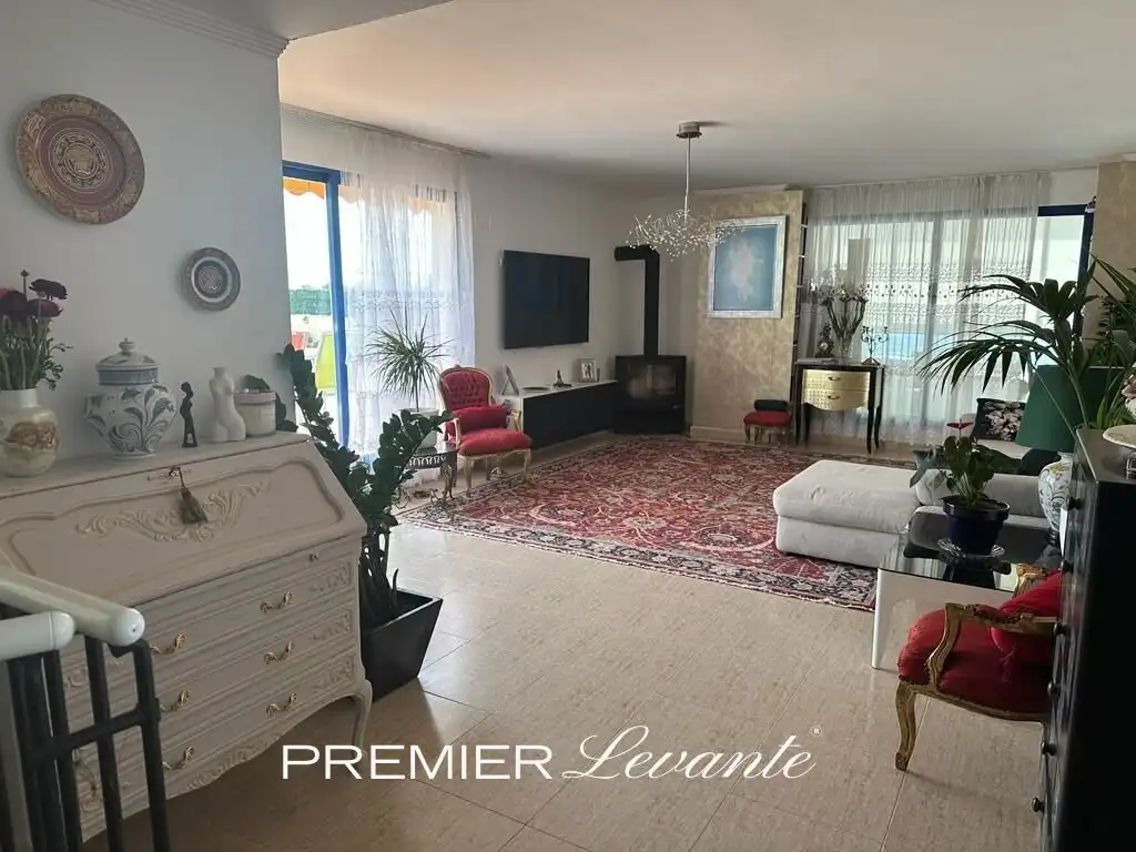 Living room of Attic for sale in Villajoyosa / La Vila Joiosa  with Air Conditioner, Heating and Terrace