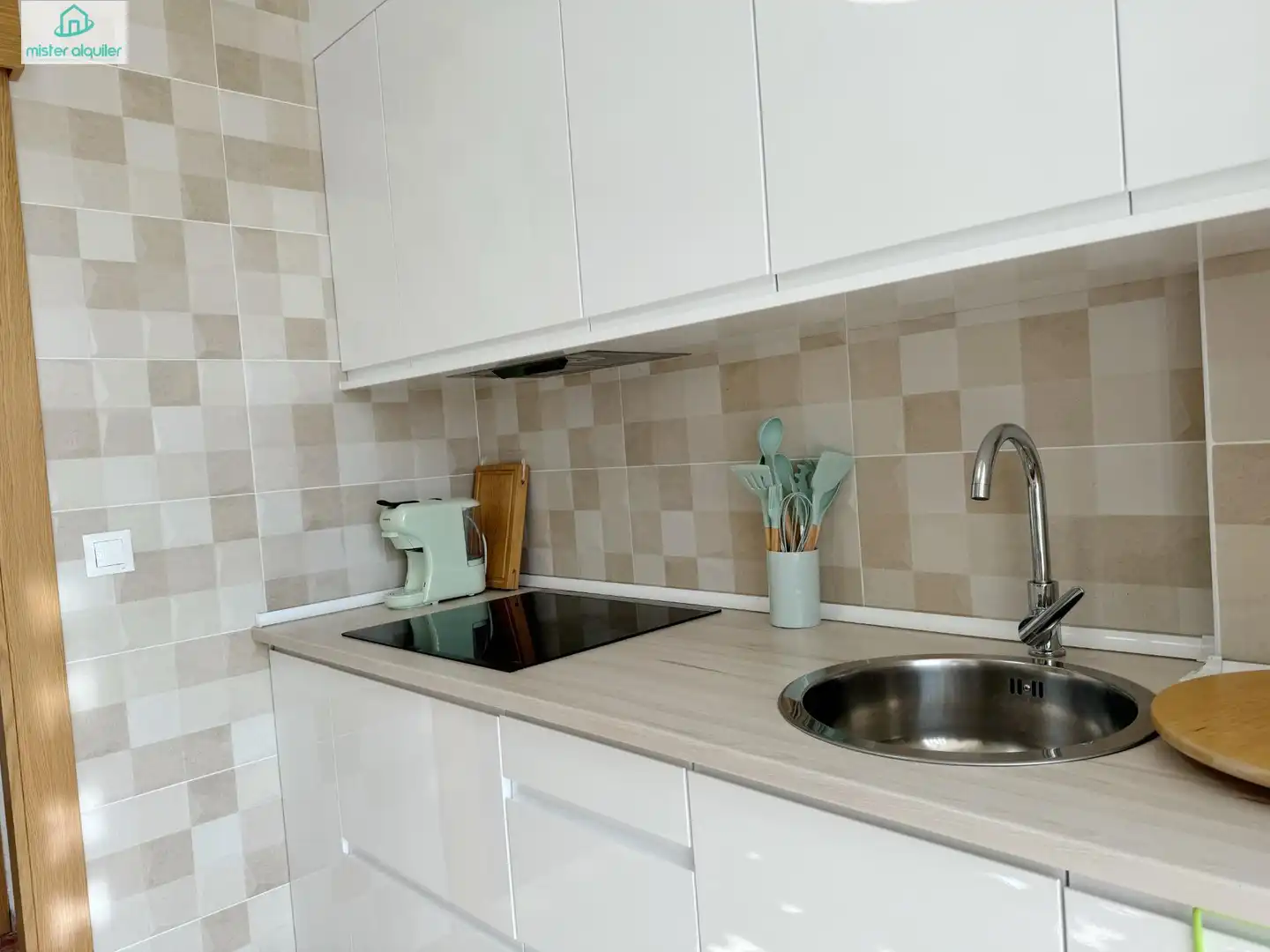Kitchen of Apartments for rent in El Campello  with Air Conditioner, Terrace and Furnished