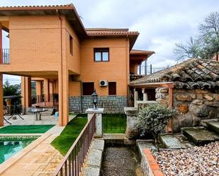 Exterior view of House or chalet for sale in Belvís de la Jara  with Air Conditioner, Private garden and Terrace