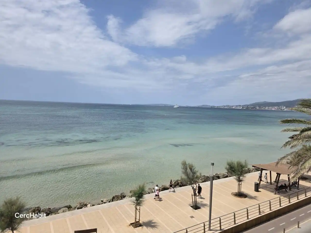 Vista exterior de Àtic de lloguer en  Palma de Mallorca amb Aire condicionat, Calefacció i Terrassa