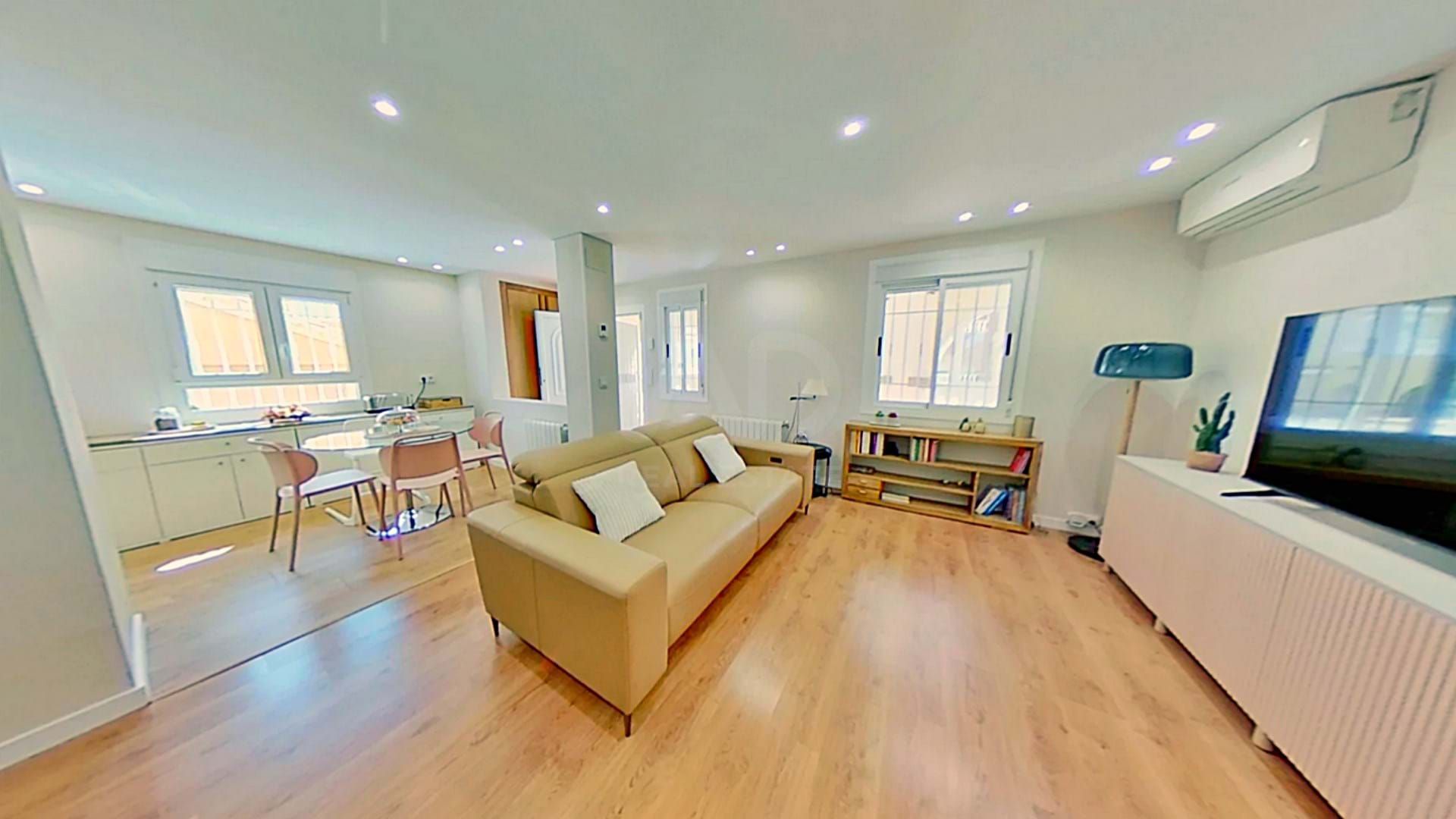 Living room of Houses for sale in Monforte del Cid  with Air Conditioner, Terrace and Swimming Pool