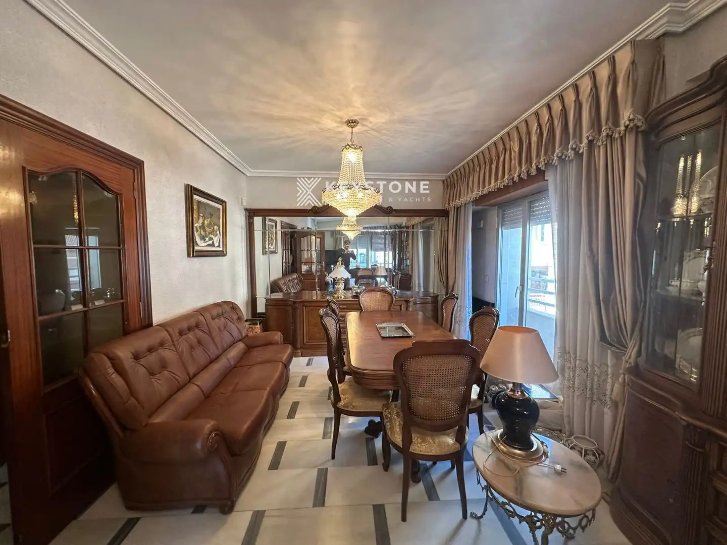 Dining room of Flat for sale in Alicante / Alacant  with Heating, Terrace and Furnished