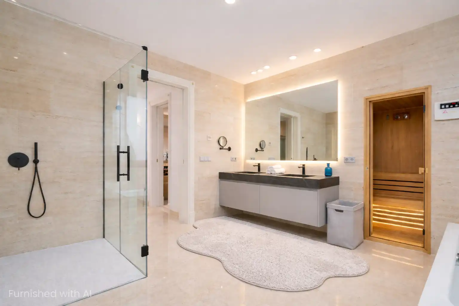 Bathroom of Houses for sale in Estepona  with Private garden, Terrace and Swimming Pool