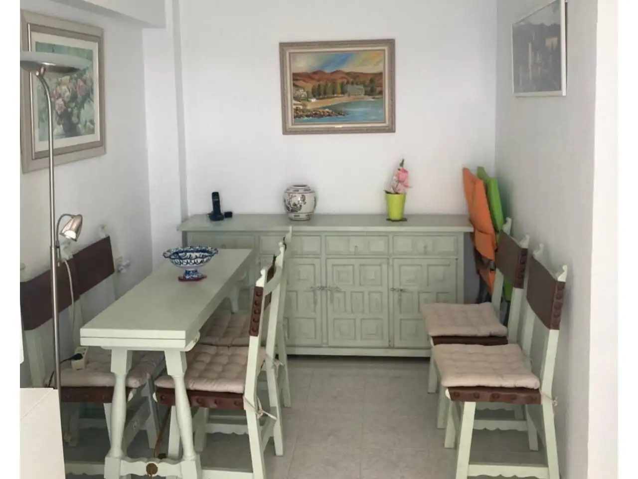 Menjador de Apartament de lloguer en Almuñécar amb Terrassa i Moblat