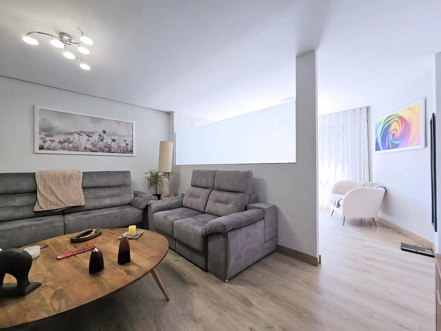 Living room of Flat for sale in Cartagena  with Parquet flooring
