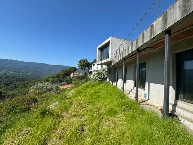 Exterior view of Houses for sale in Sant Cebrià de Vallalta  with Heating, Private garden and Terrace