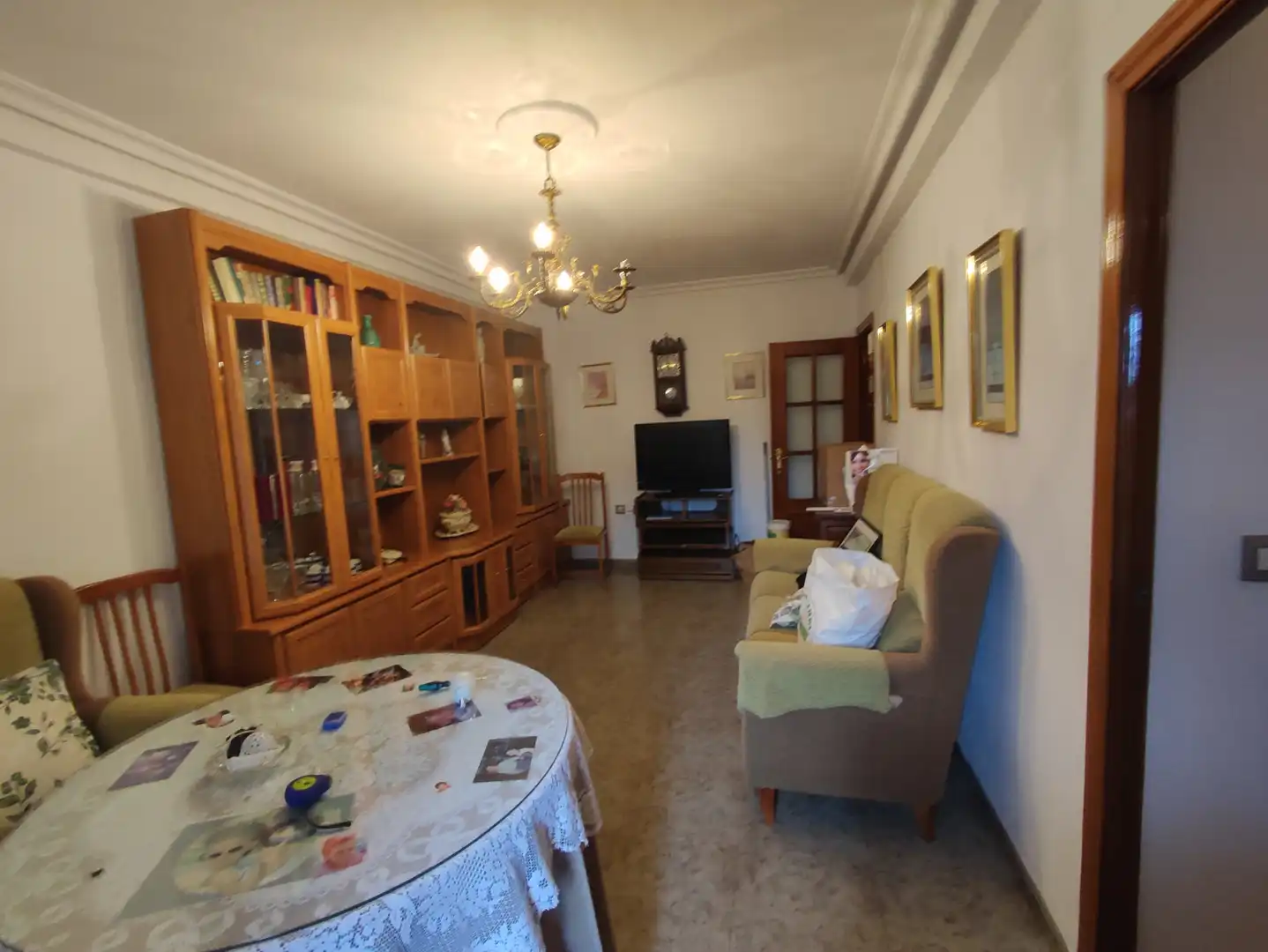Wohnzimmer von Wohnung zur Miete in Plasencia mit Möbliert und Balkon