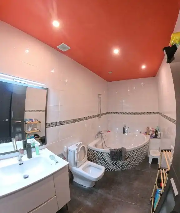 Baño de Casa adosada en venta en Tàrrega con Aire acondicionado, Calefacción y Jardín privado
