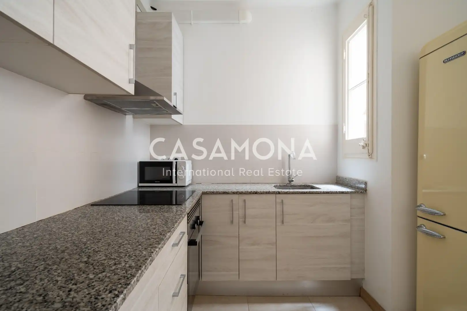Kitchen of Apartments for rent in Barcelona  with Air Conditioner, Heating and Terrace