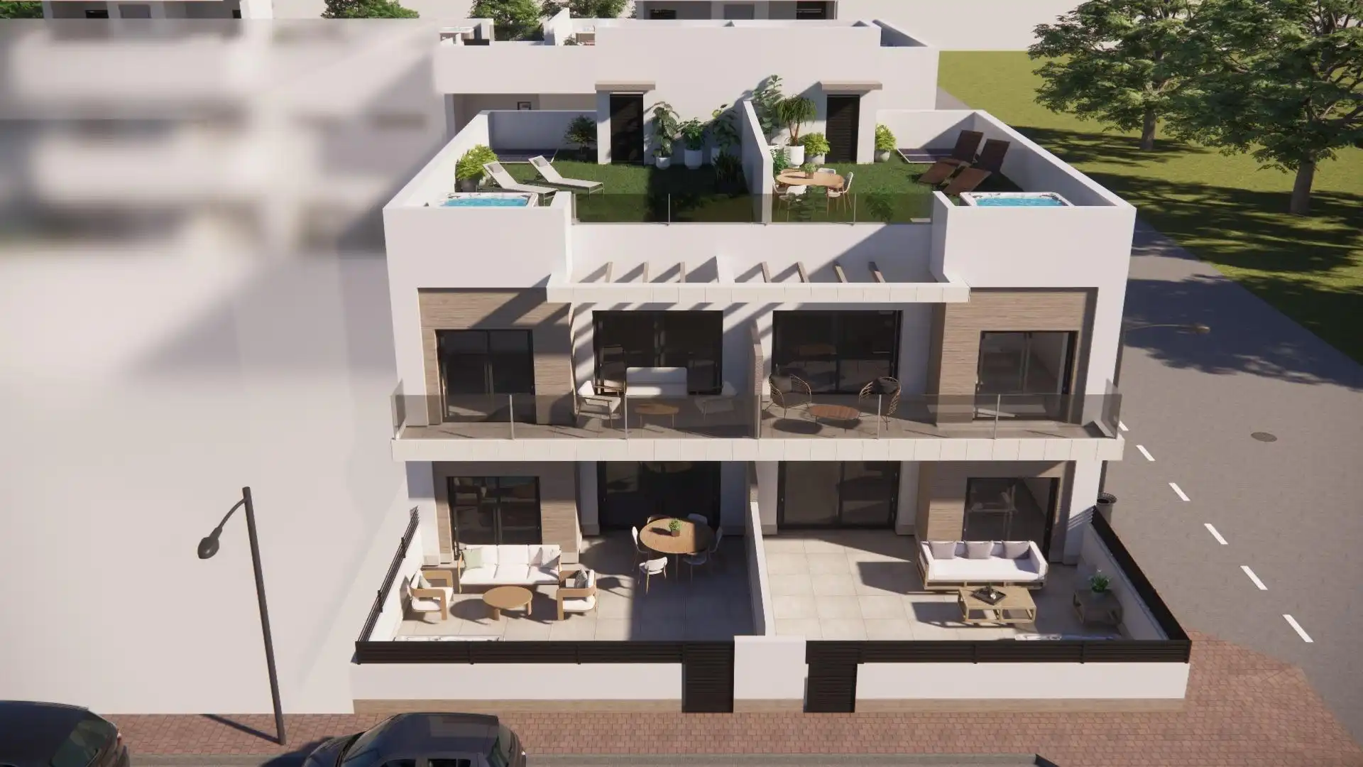 Vista exterior de Apartament en venda en Rojales amb Aire condicionat, Calefacció i Jardí privat
