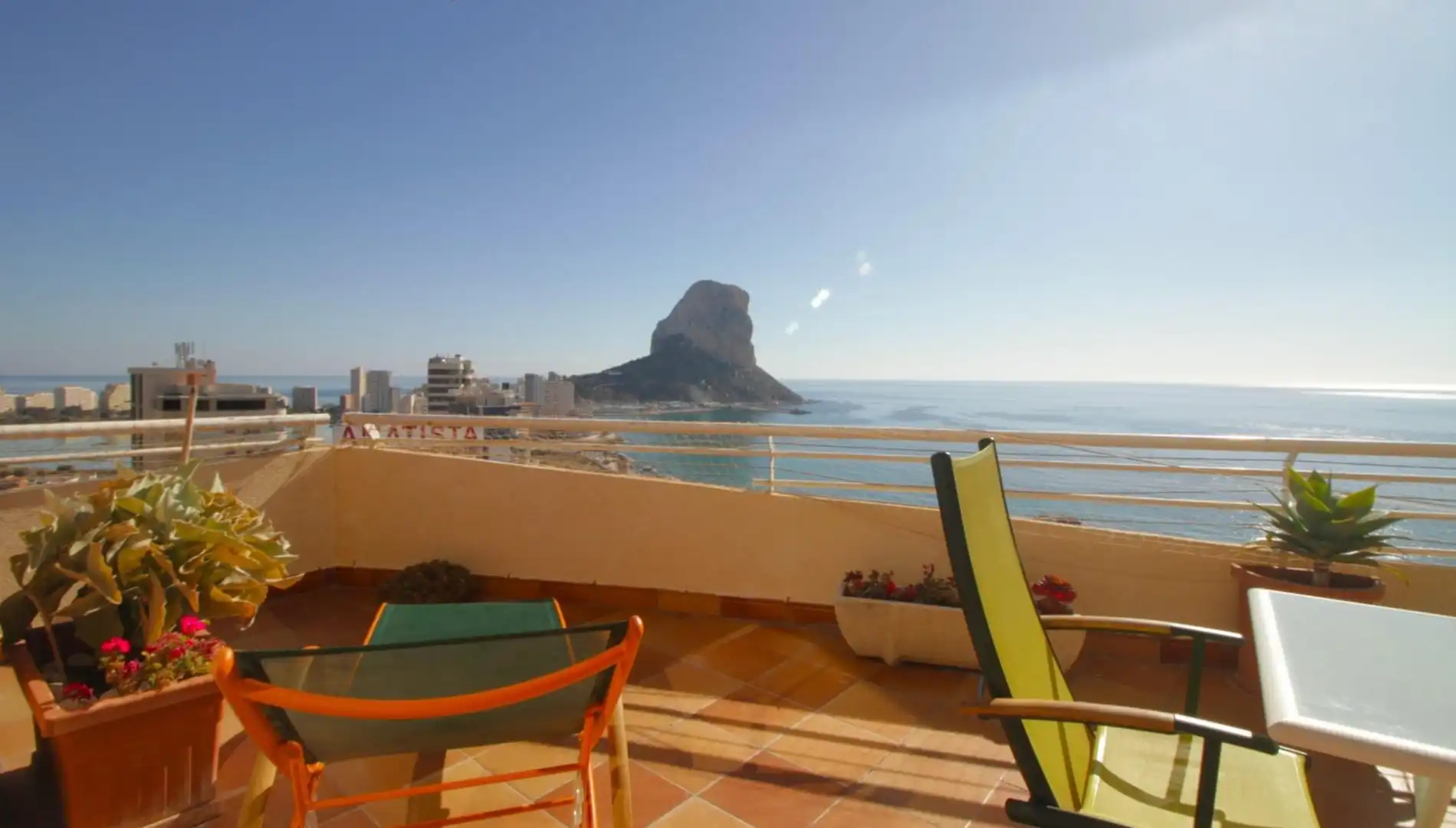 Bedroom of Apartments for sale in Calpe / Calp  with Air Conditioner, Private garden and Terrace