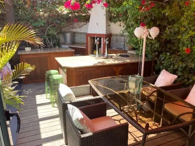 Terrassa de Casa o xalet en venda en Roquetas de Mar amb Aire condicionat, Calefacció i Jardí privat