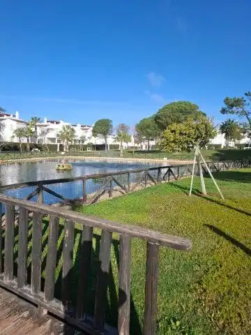 Jardín de Apartamento de alquiler en Islantilla con Aire acondicionado, Calefacción y Terraza