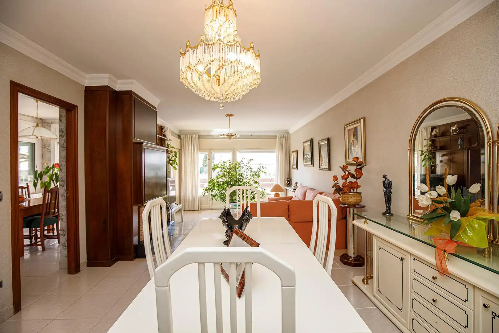 Comedor de Casa o chalet en venta en Quart con Aire acondicionado, Jardín privado y Terraza