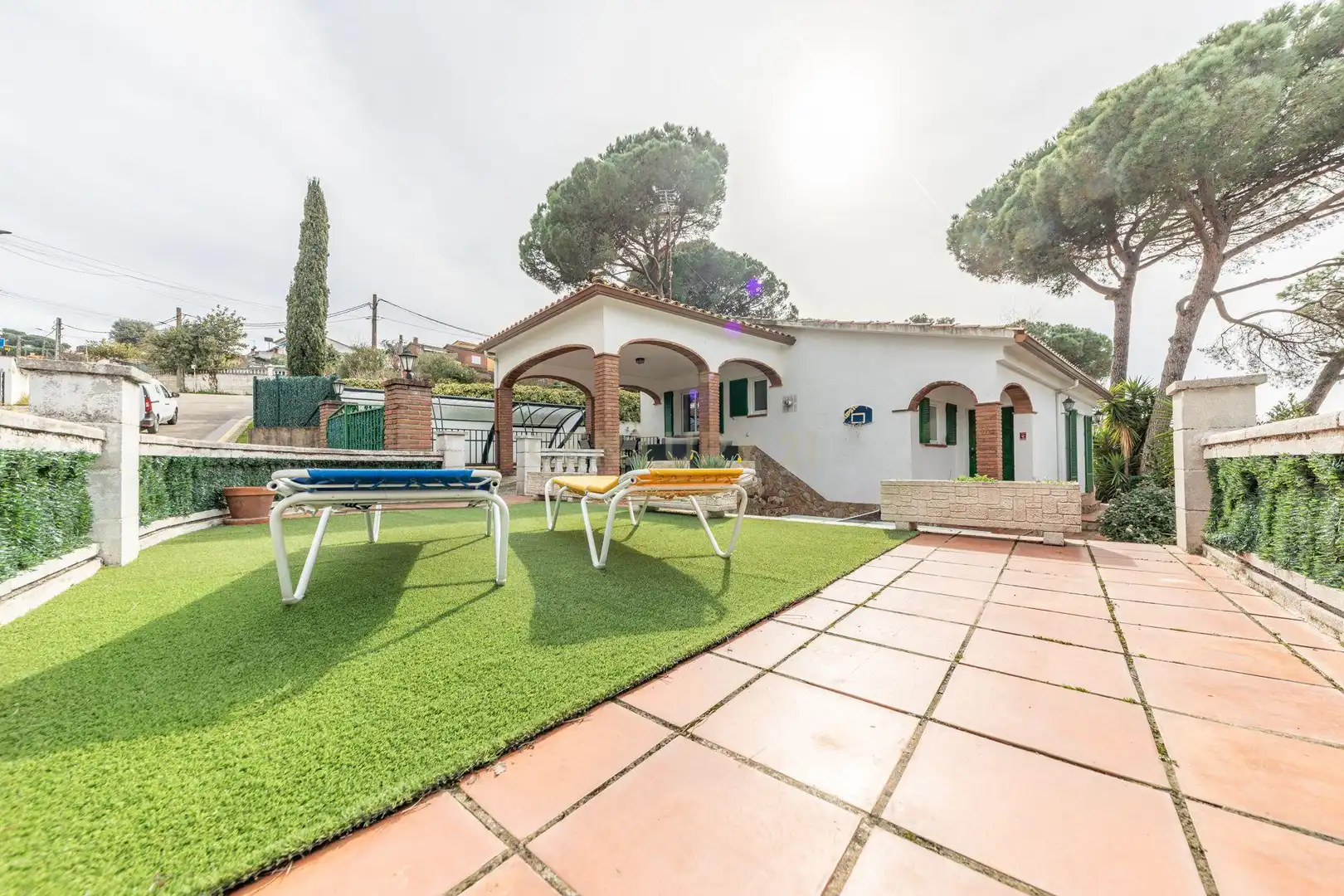 Jardí de Casa o xalet en venda en Tordera amb Jardí privat, Piscina i Alarma