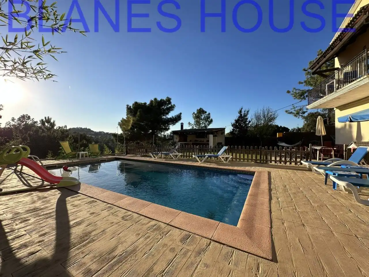 Piscina de Casa o xalet en venda en Lloret de Mar amb Calefacció, Jardí privat i Piscina