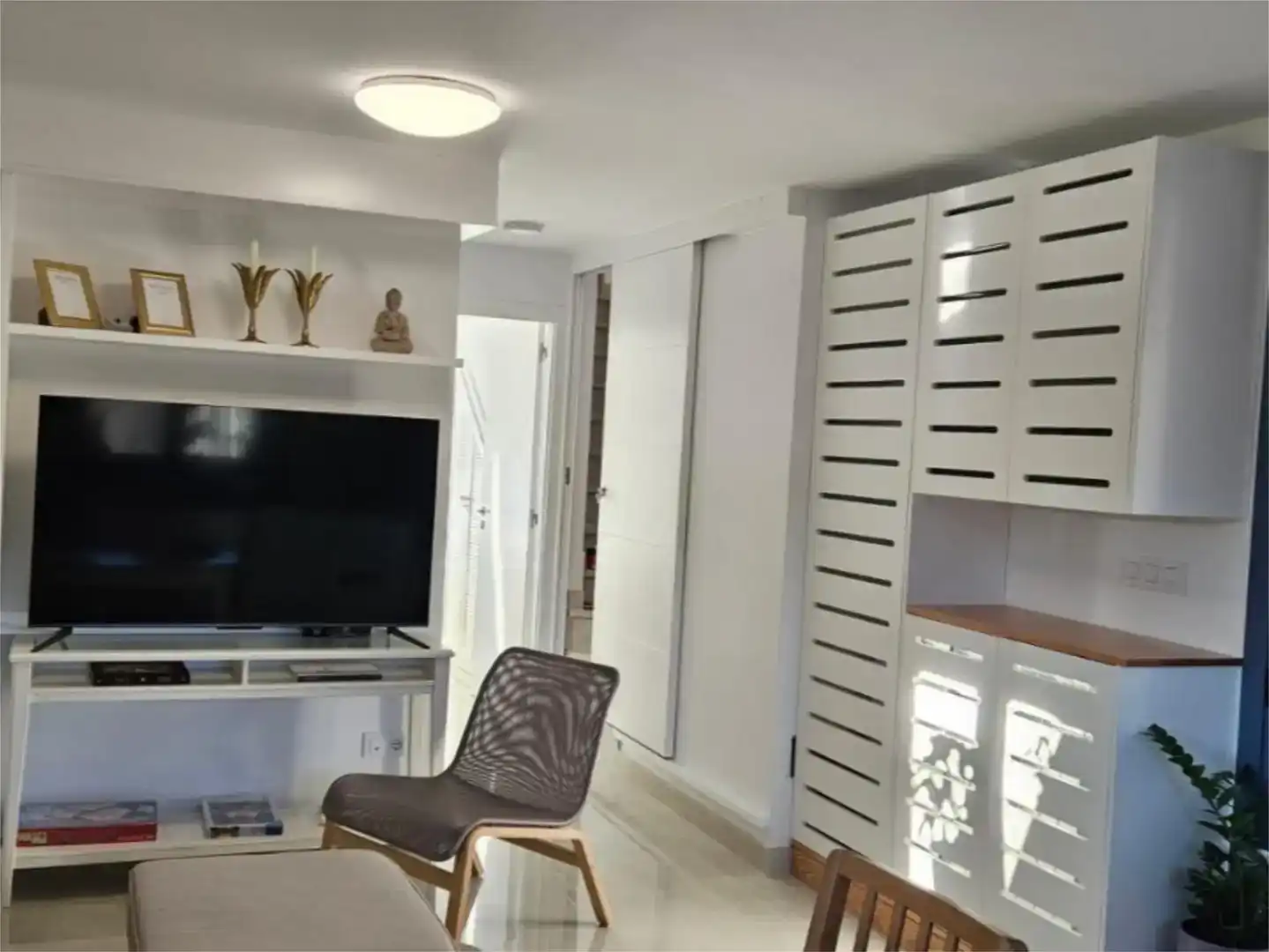 Sala de estar de Casa o chalet en venta en A Lama   con Jardín privado y Amueblado