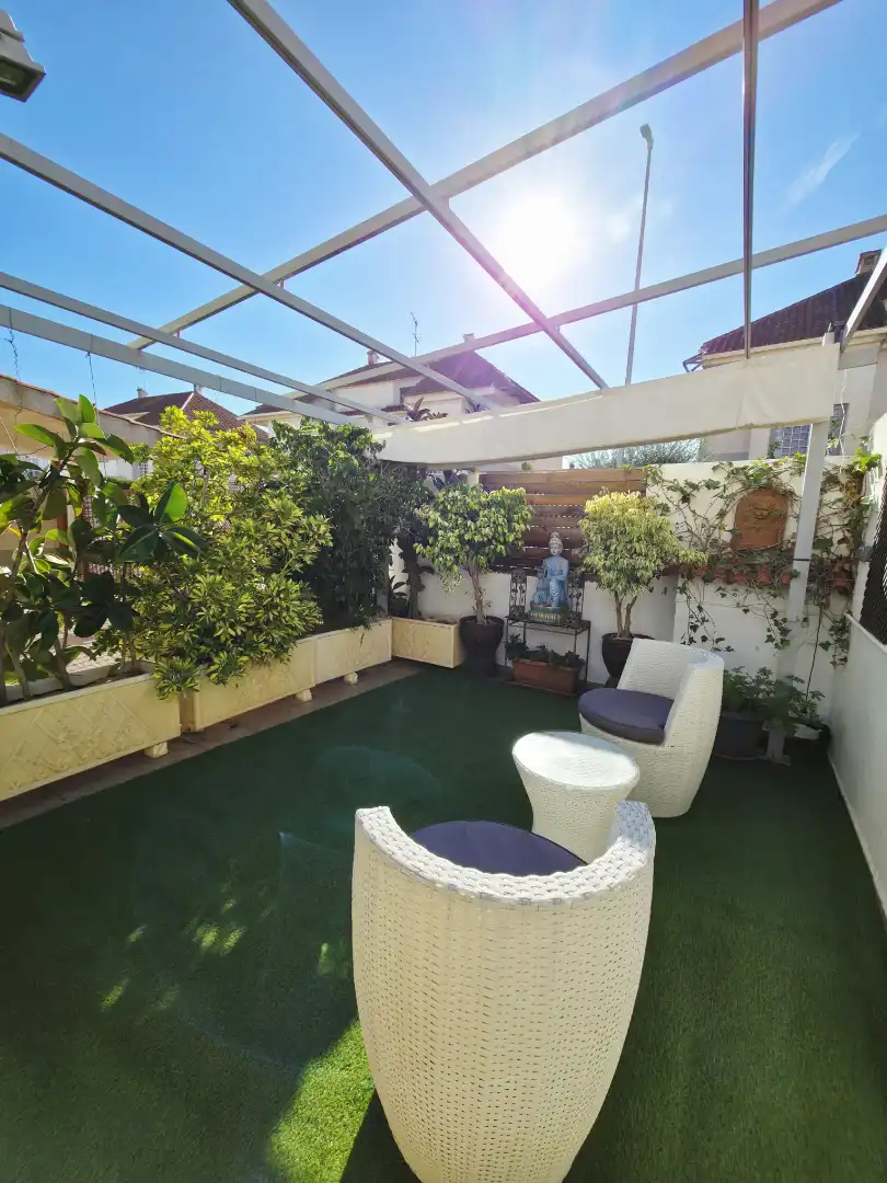 Terrassa de Casa o xalet en venda en Picanya amb Aire condicionat, Jardí privat i Terrassa