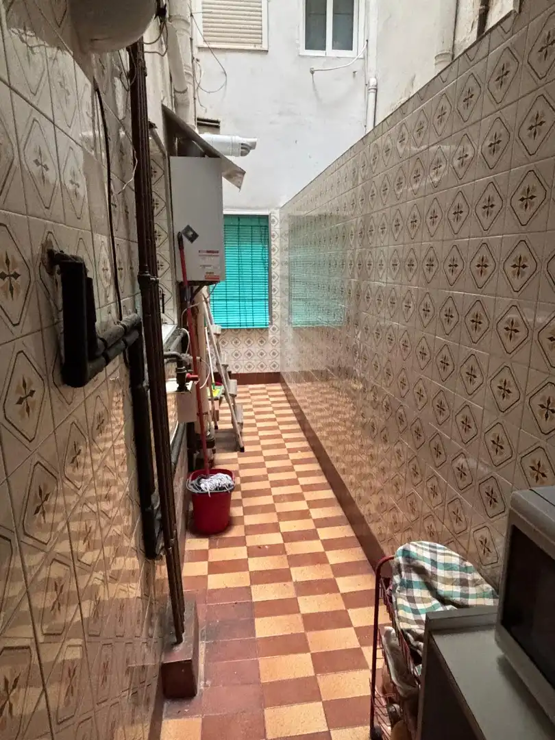 Badezimmer von Wohnung zum Verkauf in Badalona mit Heizung und Terrasse