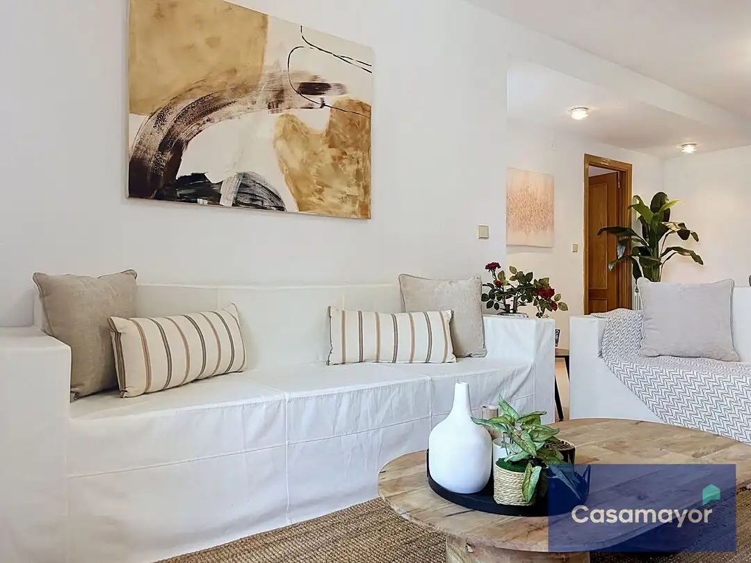 Sala d'estar de Pis en venda en Alicante / Alacant amb Jardí privat, Terrassa i Traster
