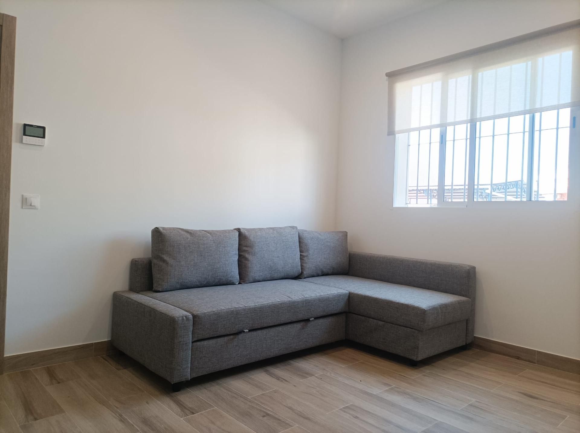 Sala d'estar de Pis de lloguer en Málaga Capital amb Aire condicionat, Calefacció i Jardí privat