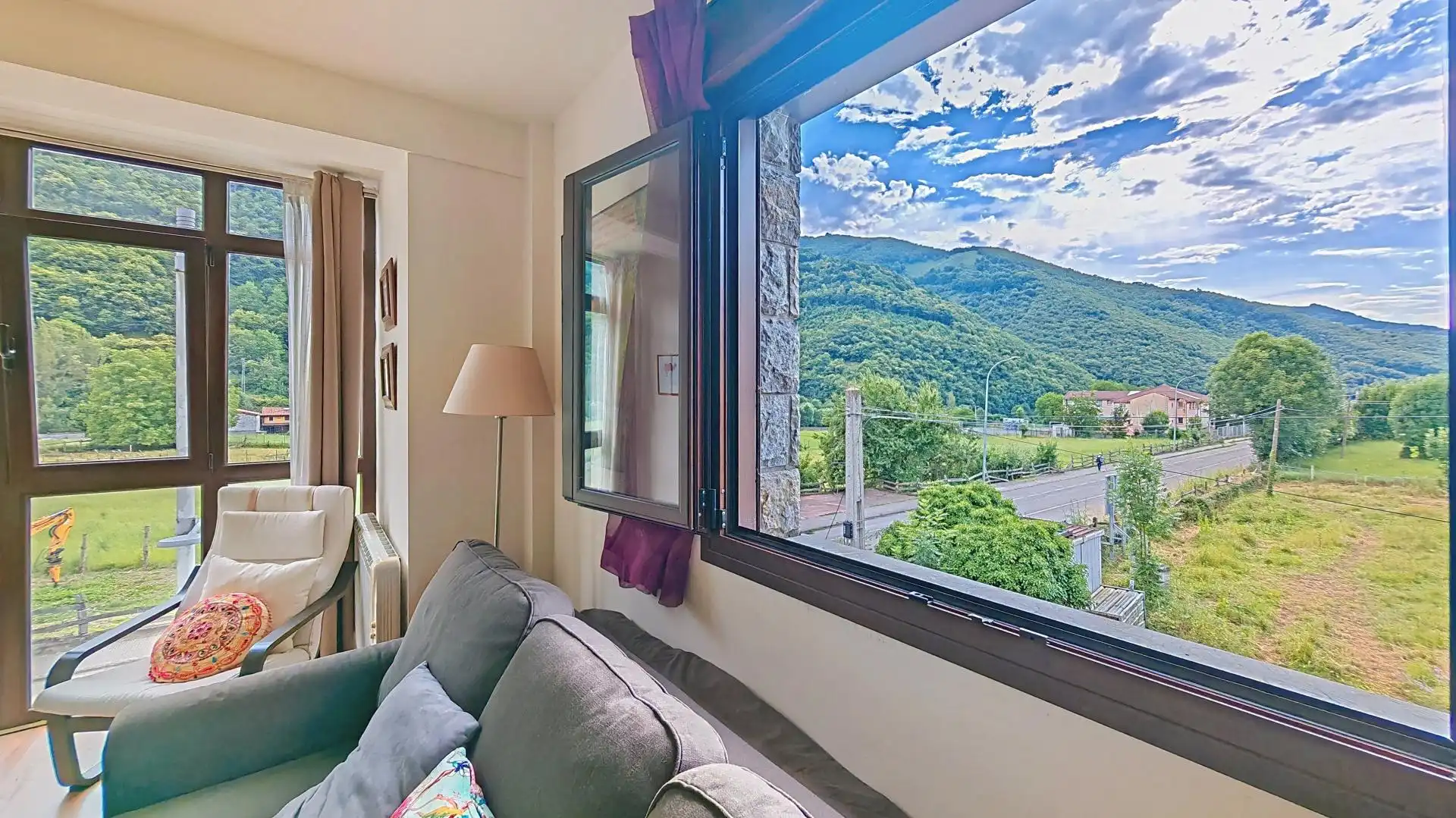 Sala d'estar de Apartament en venda en Aller
