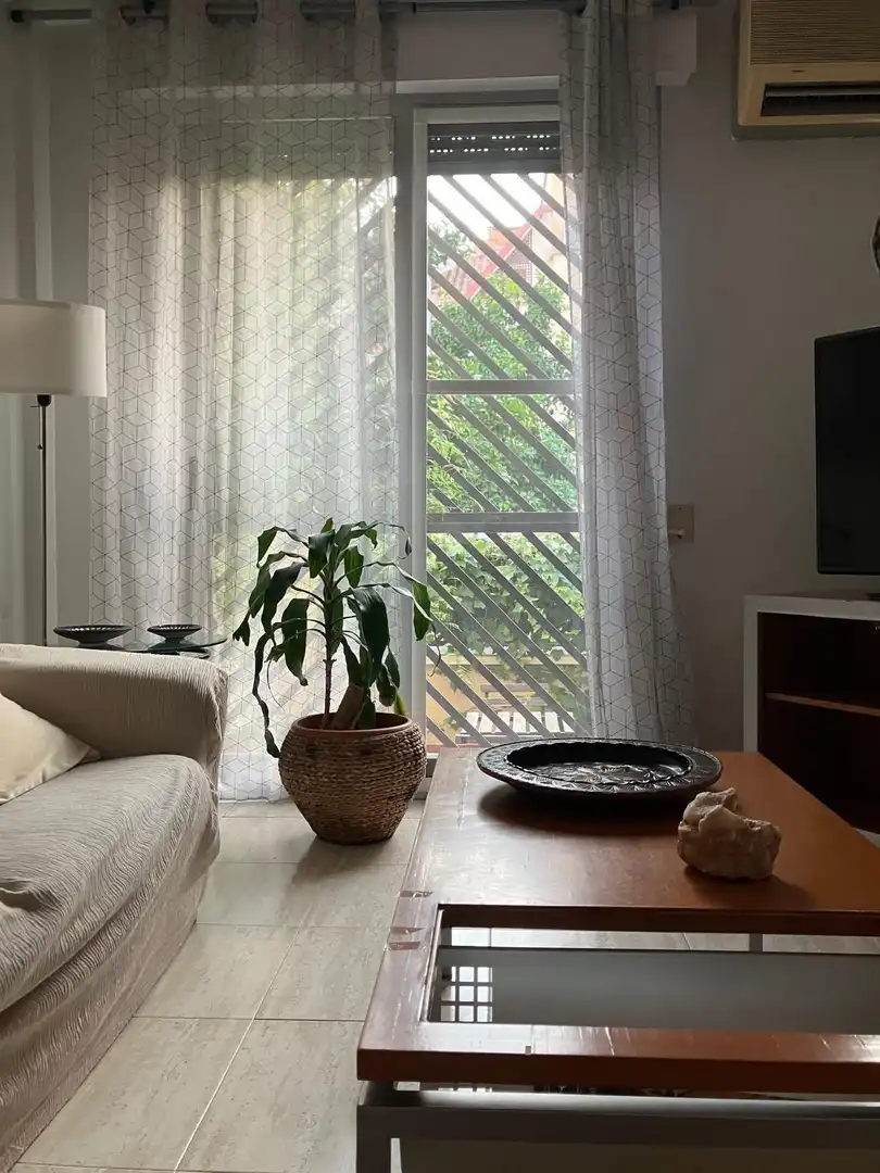 Living room of Duplexes for rent in Murcia  with Air Conditioner, Private garden and Terrace