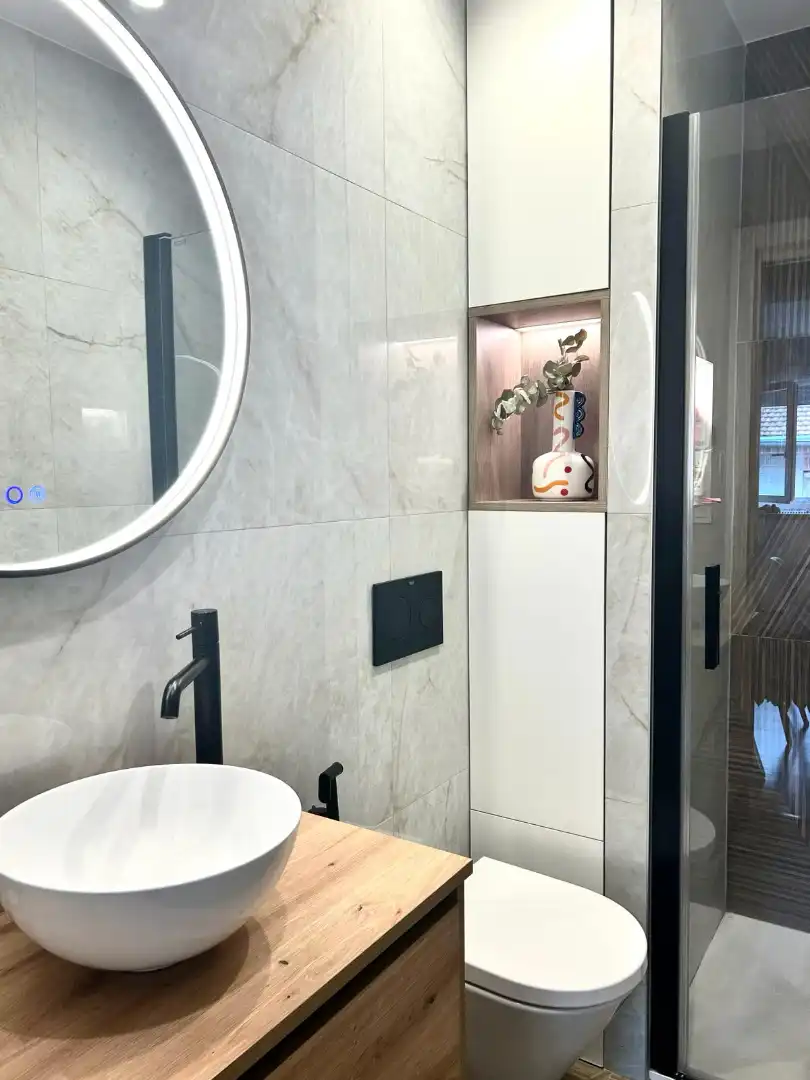 Baño de Piso en venta en Santurtzi  con Calefacción, Parquet y Amueblado