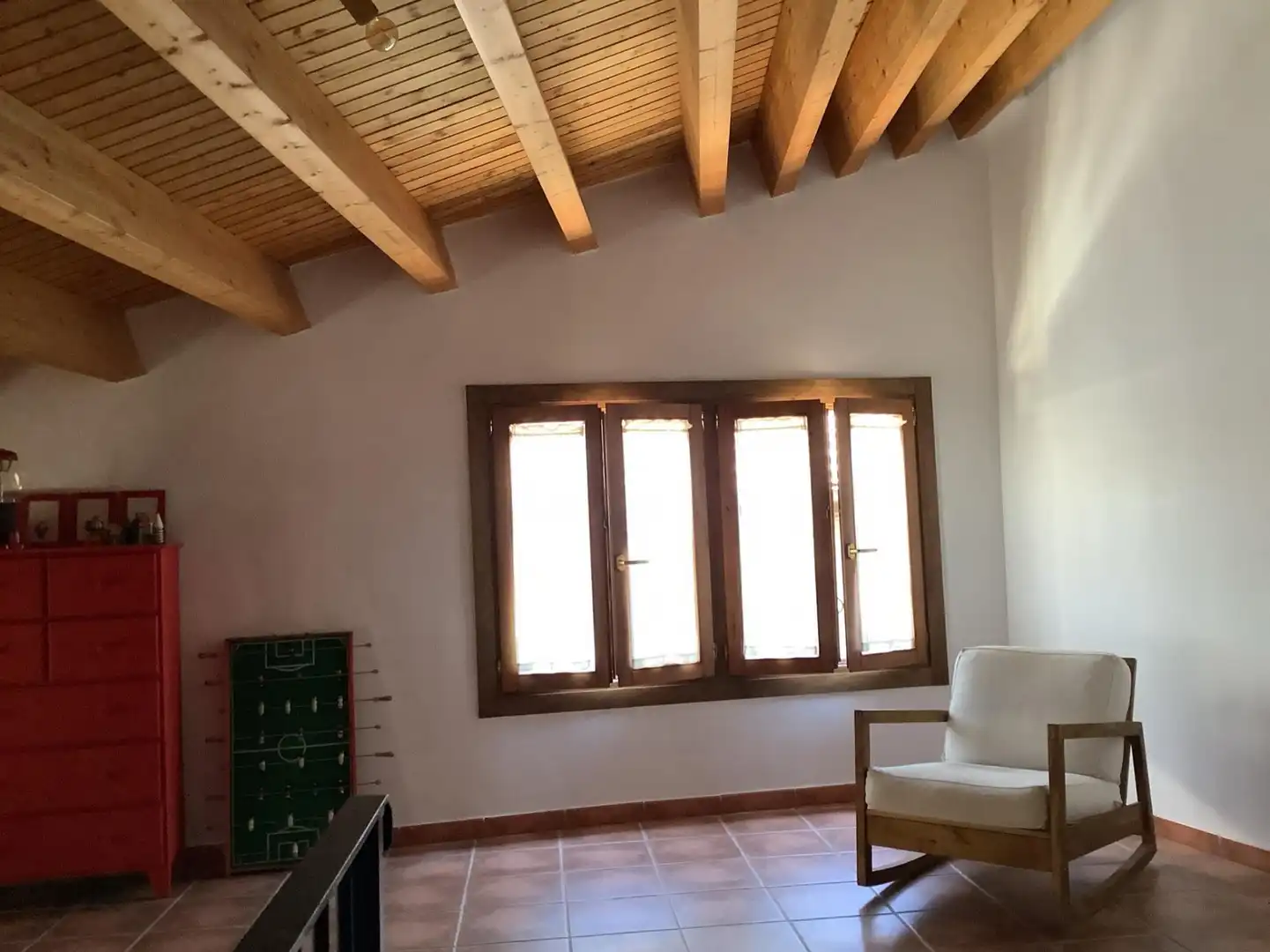 Sala d'estar de Casa adosada en venda en Ponts amb Traster, Moblat i Microones
