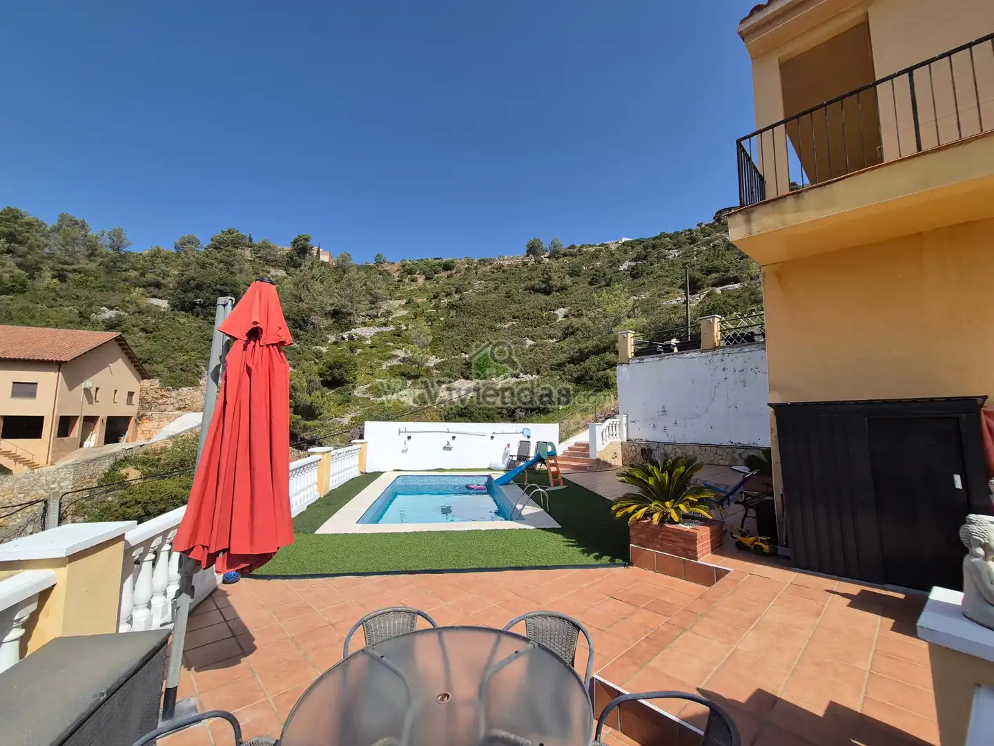 Piscina de Casa o chalet en venta en Olesa de Bonesvalls con Aire acondicionado, Calefacción y Jardín privado