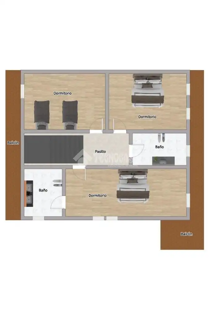 Casa aparellada amb terrassa en venda a Magán, imagen 46