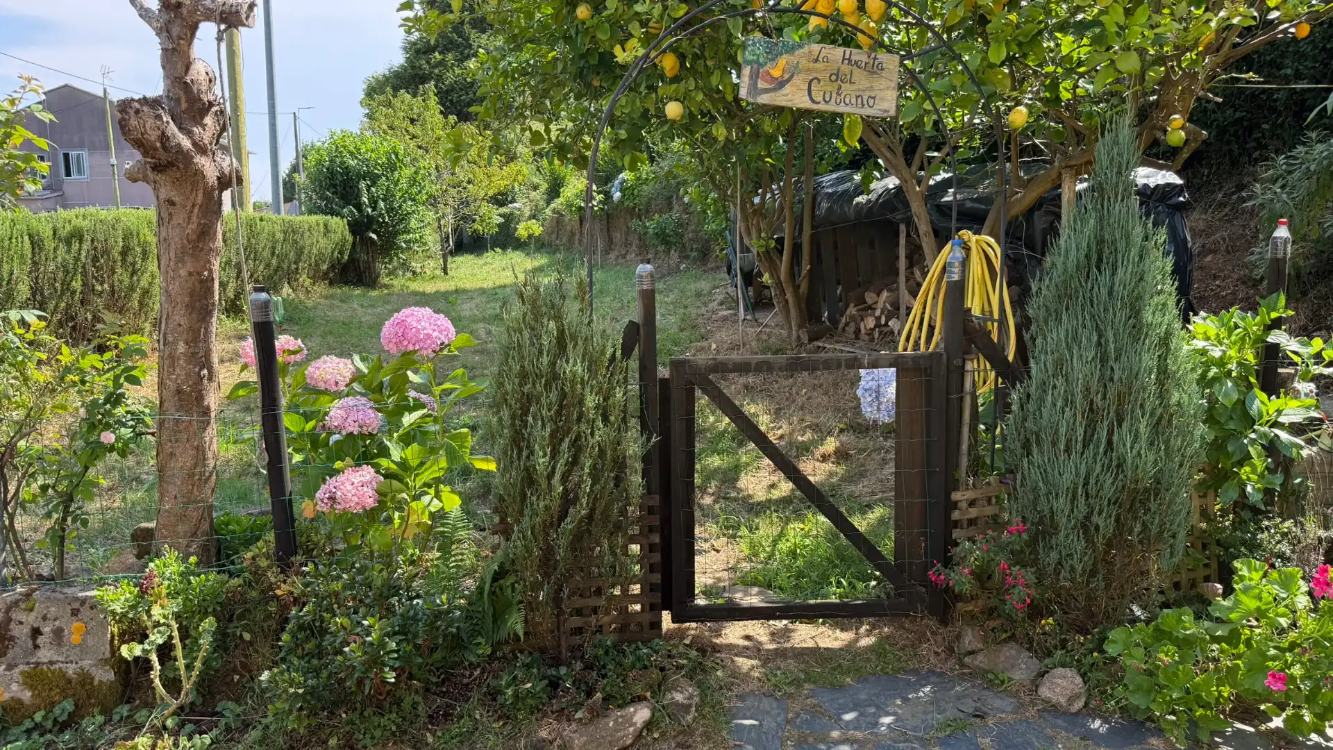 Jardín de Casa o chalet en venta en Cariño con Jardín privado, Amueblado y Horno