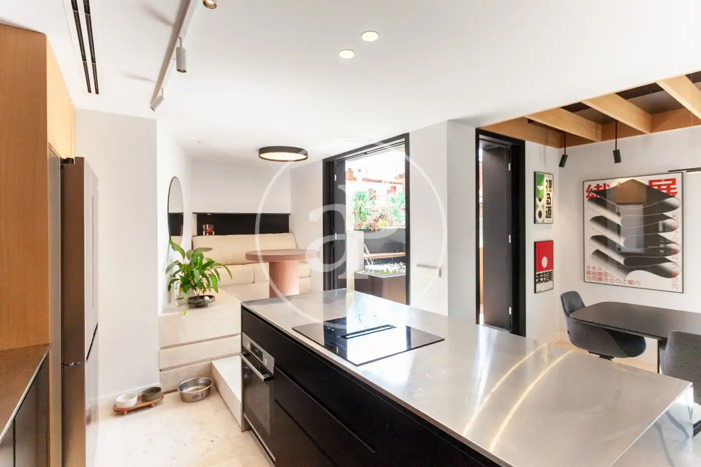 Kitchen of Flat for sale in Madrid  with Air Conditioner, Heating and Terrace