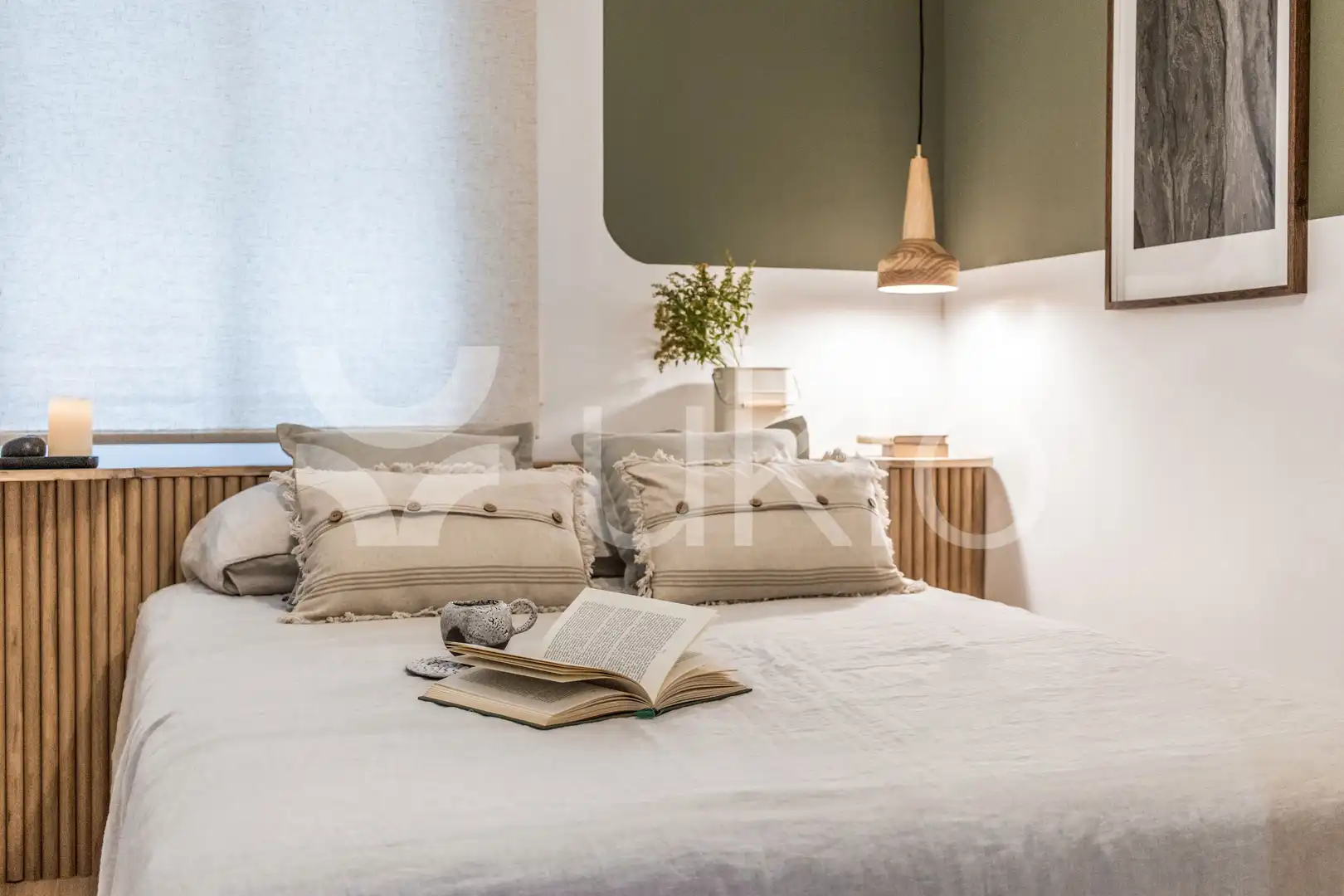 Habitación de Apartamento de alquiler en Madrid con Aire acondicionado, Calefacción y Amueblado